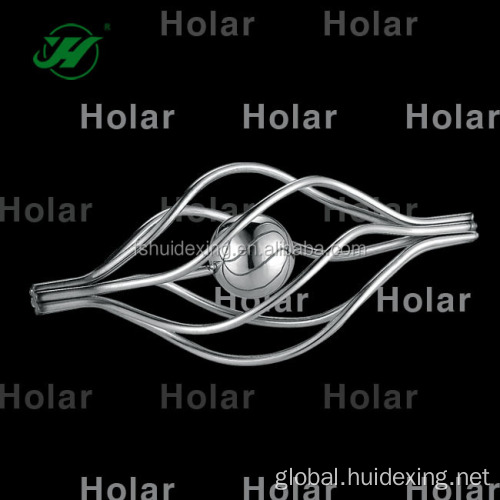 Stainless Steel Glass Clamp ss grill design for balcony home gate grill Supplier